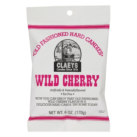 Claeys Candy Claeys Old Fashioned Wild Cherry Hard Candy 6 oz 651